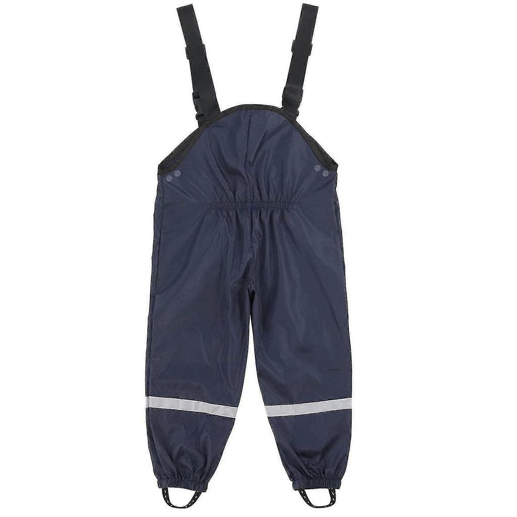 Unisex Children's Rain Dungarees Windproof And Waterproof Mud Trousers