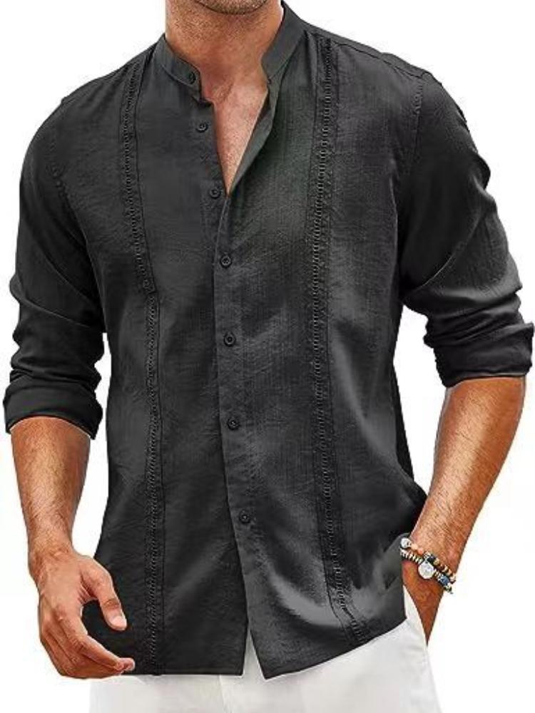 Men's Cuban Style Casual Button Summer Beach Vacation Shirt
