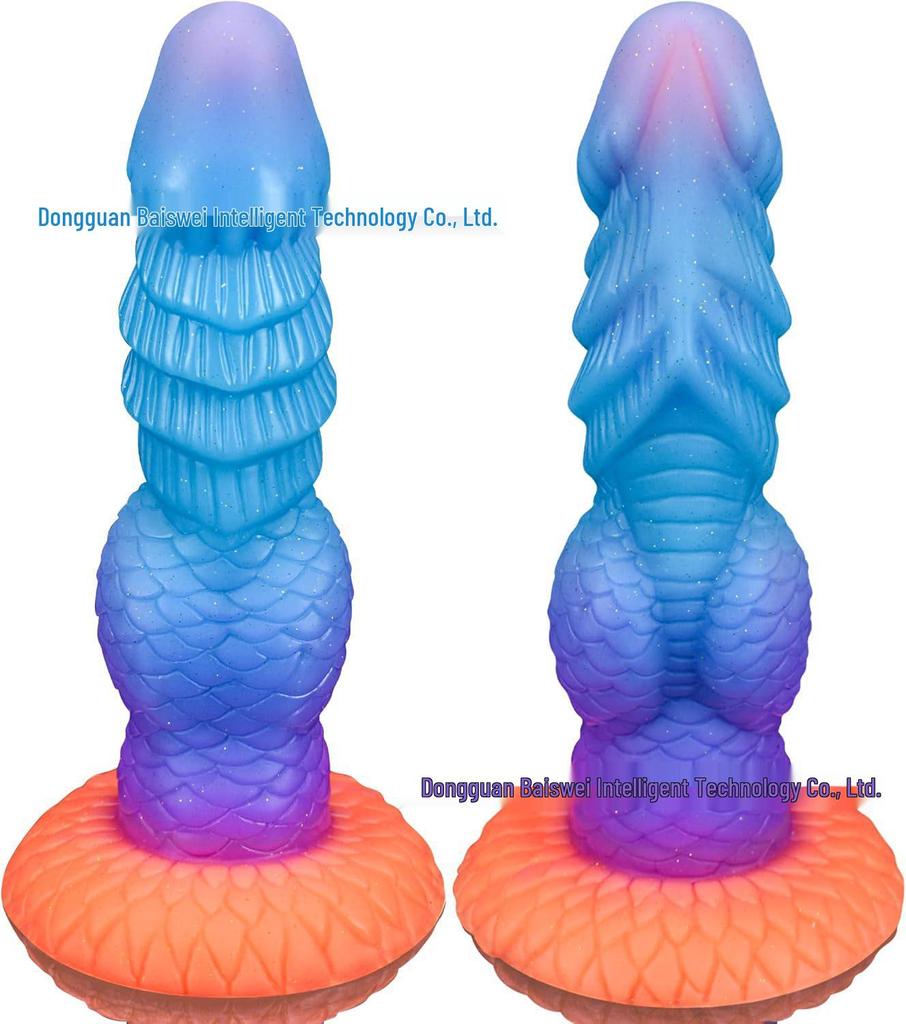 Dual-Use Luminous Silicone Dildo: Thick, Soft Anal & Vaginal Plug for Masturbation & SM Play