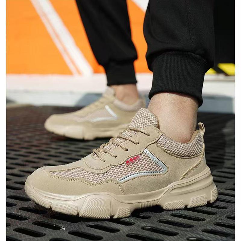 

Oulylan Men s Safety Work Shoes Steel Toe Anti-Smash Anti-Puncture Breathable Summer Comfortable Labor Boots Lightweight 41