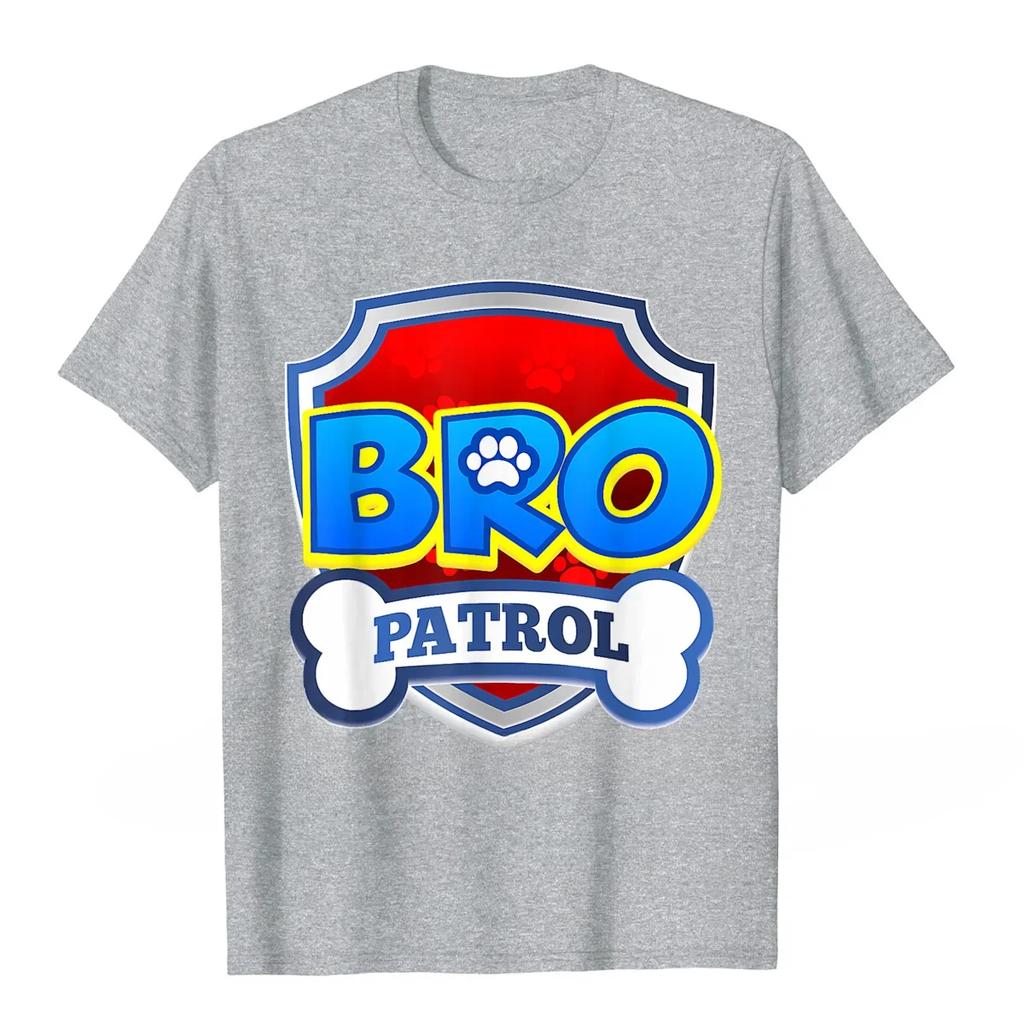 Dog Patrol Shirt men's Women's Clothing Funny Gift Birthday Party Family Clothing T-Shirt Clothing Autumn and winter innerwear