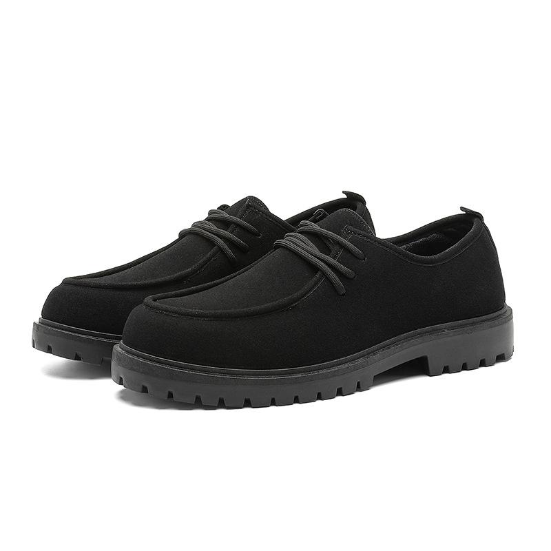 New retro casual kangaroo shoes platform soles Japanese leather shoes Martin boots Z