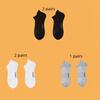 5 Pairs of Padded Spring and Summer Leisure Boat Socks for Men and Women Cotton Breathable Socks