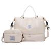Portable Travel Duffel Bag with Shoe Compartment