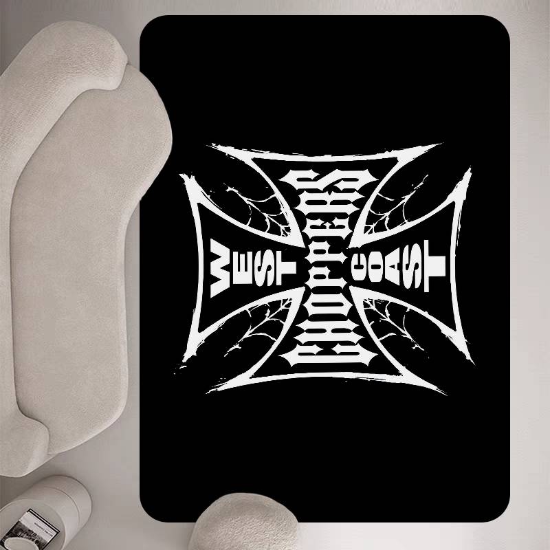 West Coast Choppers Room Mats Retro Multiple Choice Living Room Kitchen Rug Non-Slip Welcome Rug