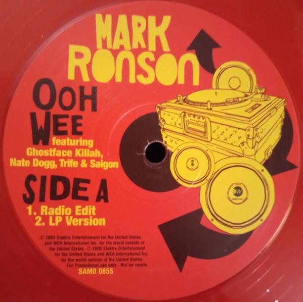 

12inch Record MARK RONSON - Ooh Wee SAM00855 Elektra 2003 US Rap & Hip-Hop/R&B Used