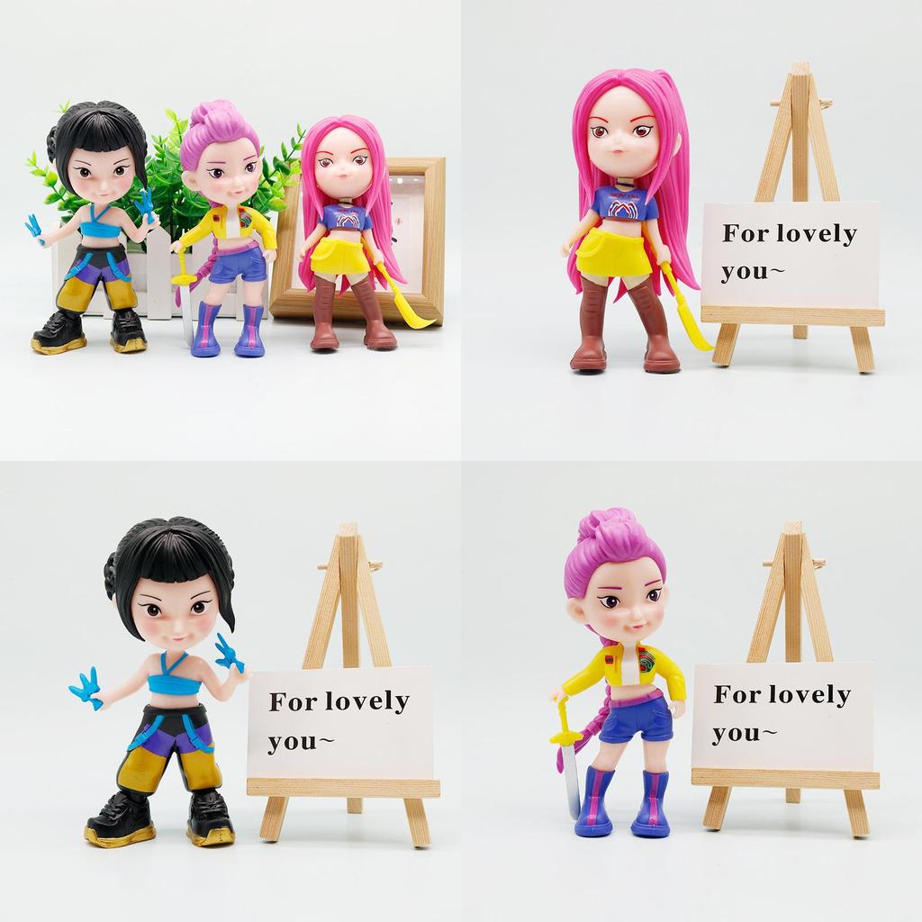 Kpop Demon Hunters Pvc With Collectible Figures For Anime Collectors