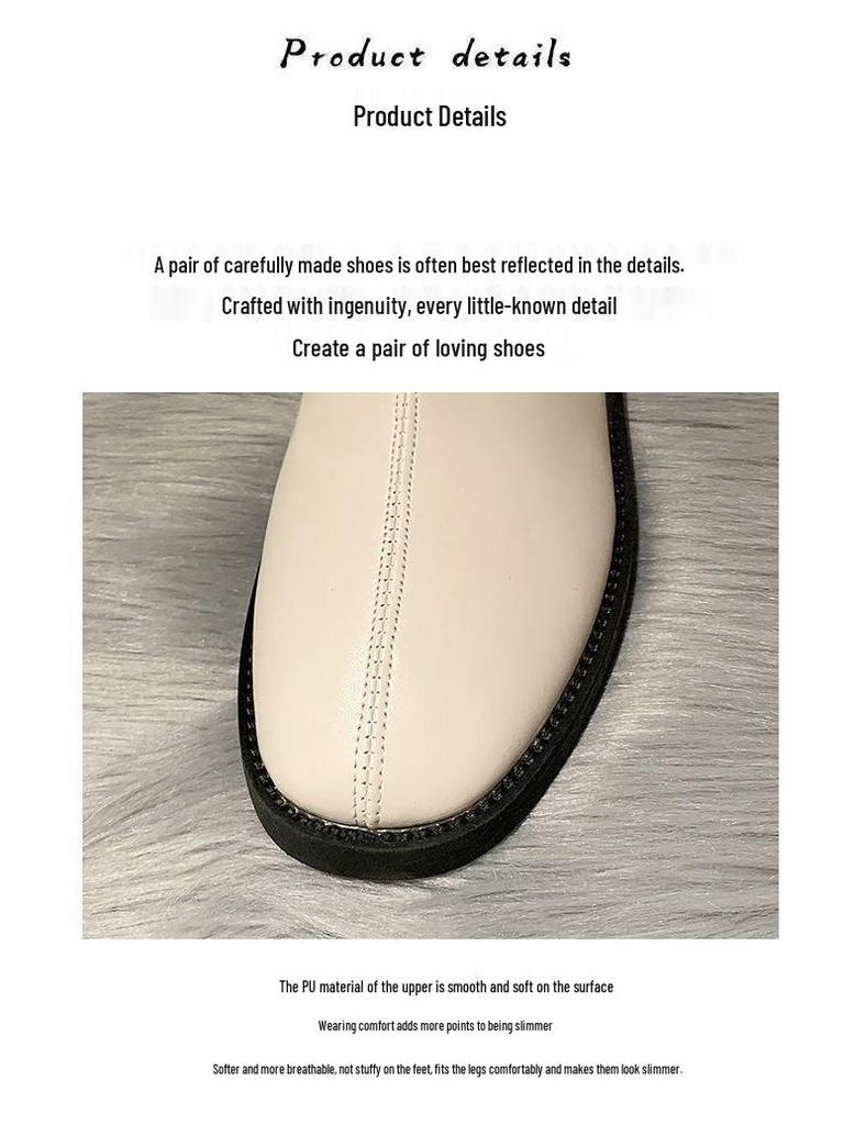 Women's Over-the-Knee Martin Boots: Slimming High Knight Boots for Autumn and Winter