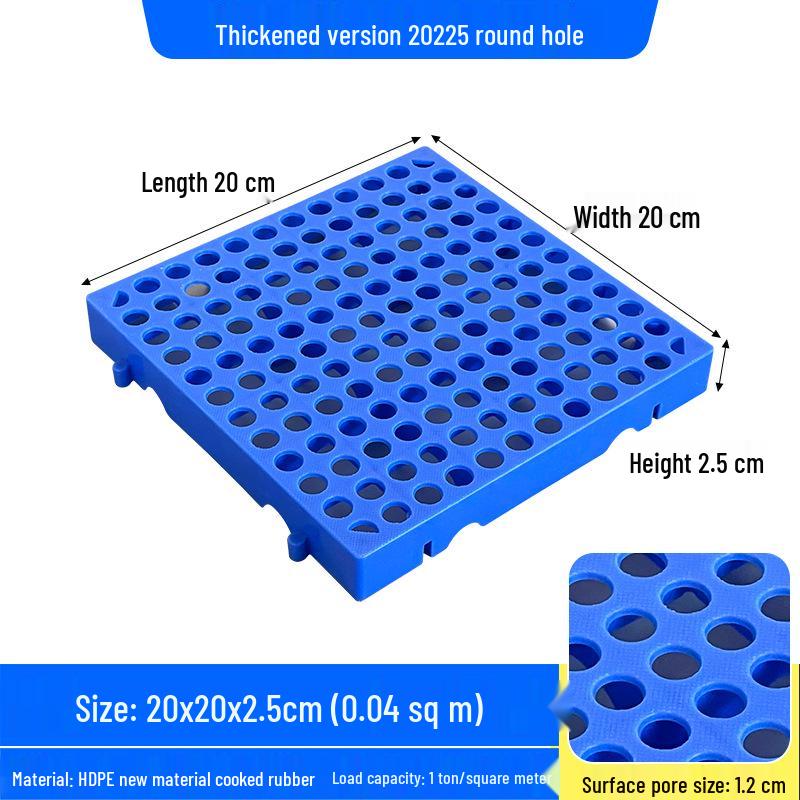Thick Waterproof Plastic Pallet Mat: Moisture-Proof Logistics & Cold Storage Floor Board
