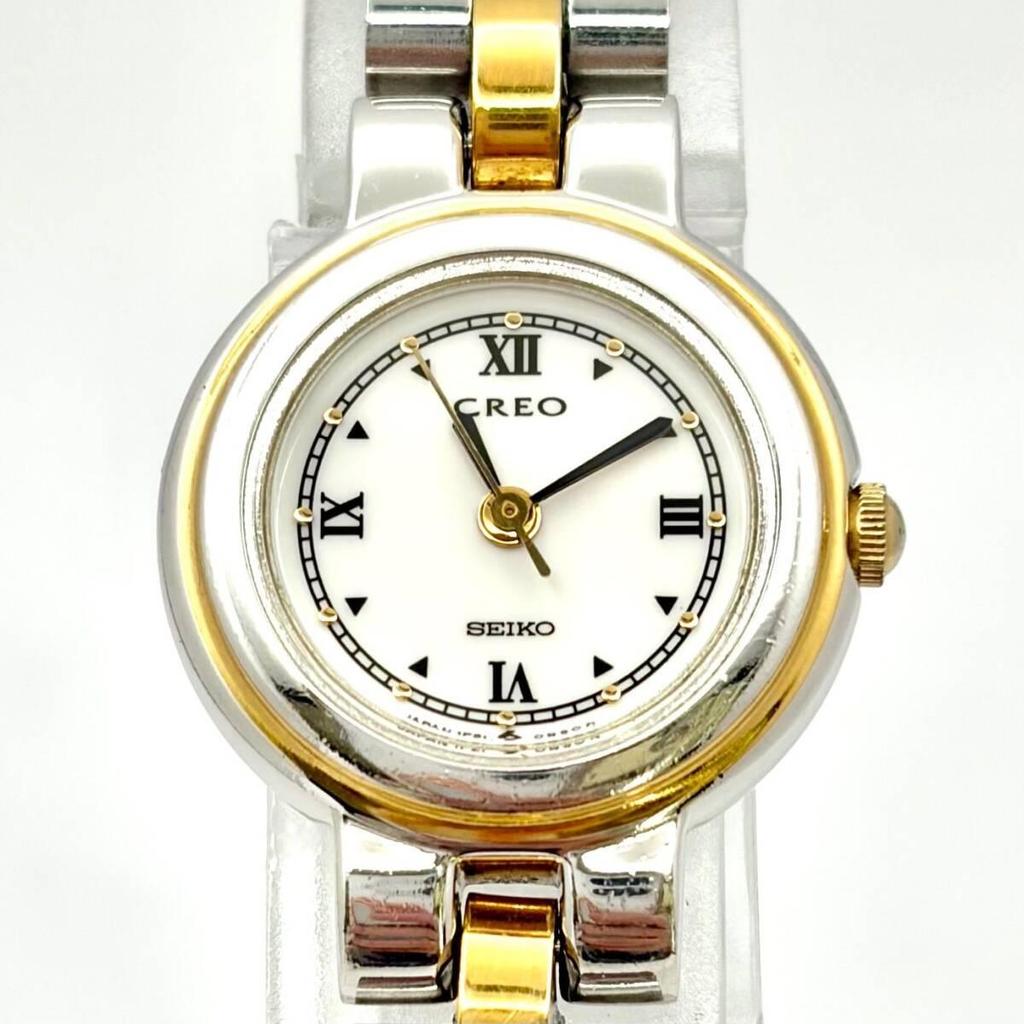 Used [New Battery] SEIKO CREO Ladies Watch 1F21-0A90 893559