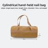 Outdoor Portable Camping Tent Peg Ground Nail Storage Bag Tent Hammer Long Ground Nail Large Capacity Storage Bag
