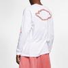 Jordan Flight Logo Crew Neck Long Sleeve Basketball T-Shirt Men Tops White AT9071-100