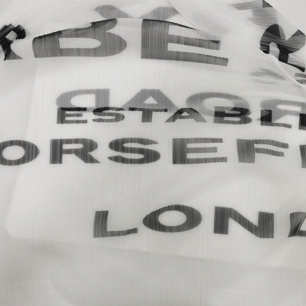 Used 11033 Horseferry Print Mesh Tank Top 4567468 7839 XL 180/100B Black Sleeveless Logo White Men's from Japan