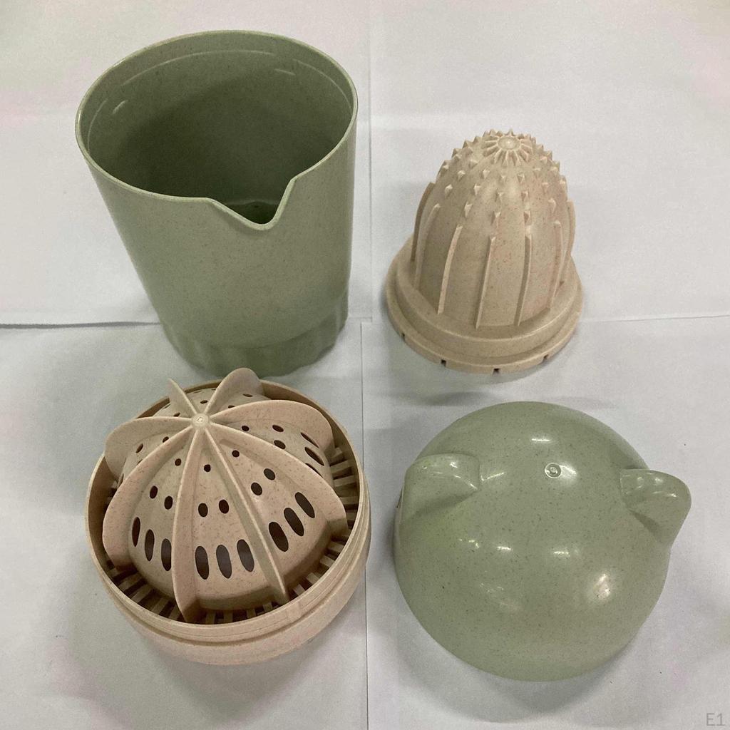 Hand Lemon Orange Juicer Lid Rotation Press Reamer Lime Extractor