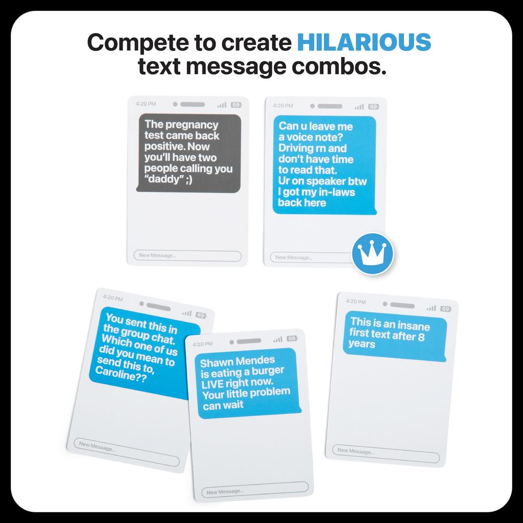 New Who Offline Texting Adult Party Game What Do You Phone, Dis? - 100% - Meme?