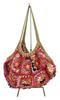 NASKA Hand Knitting Kit Motif Connecting Bag WK-7 Col.B Red