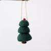 Christmas Wool Felt Mushroom Ornament Great for Holiday and Wedding Decor