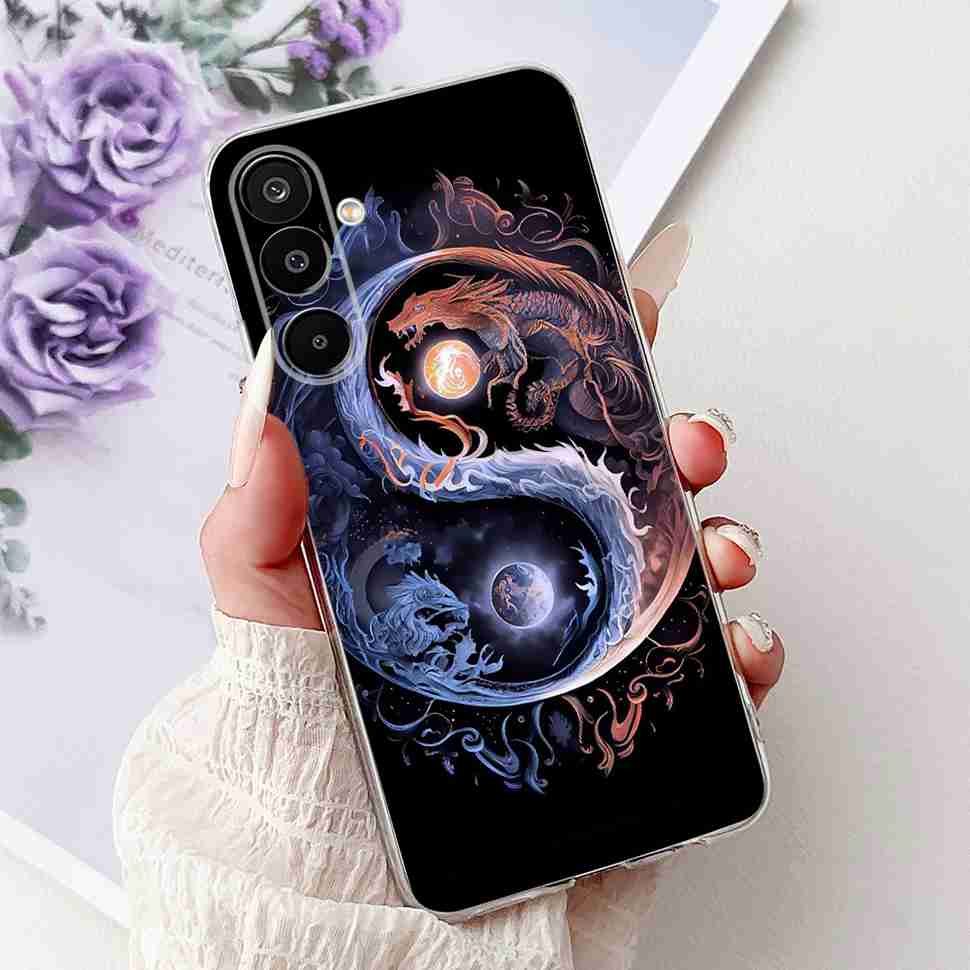 For Samsung Galaxy M16 5G Case Colorful Flower Butterfly Soft Silicone TPU Cover For Samsung m16 M16 5G 6.7" Phone Shell Bumper