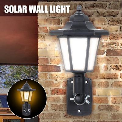 Wireless Solar Wall Lights Single/Dual Head Outdoor Waterproof Wall Night Lights Retro Lantern for Garden Patio Yard New