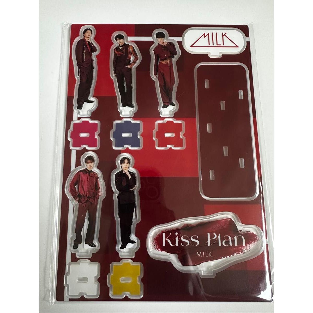 Used M!LK Kiss Plan Acrylic Stand Set of 5