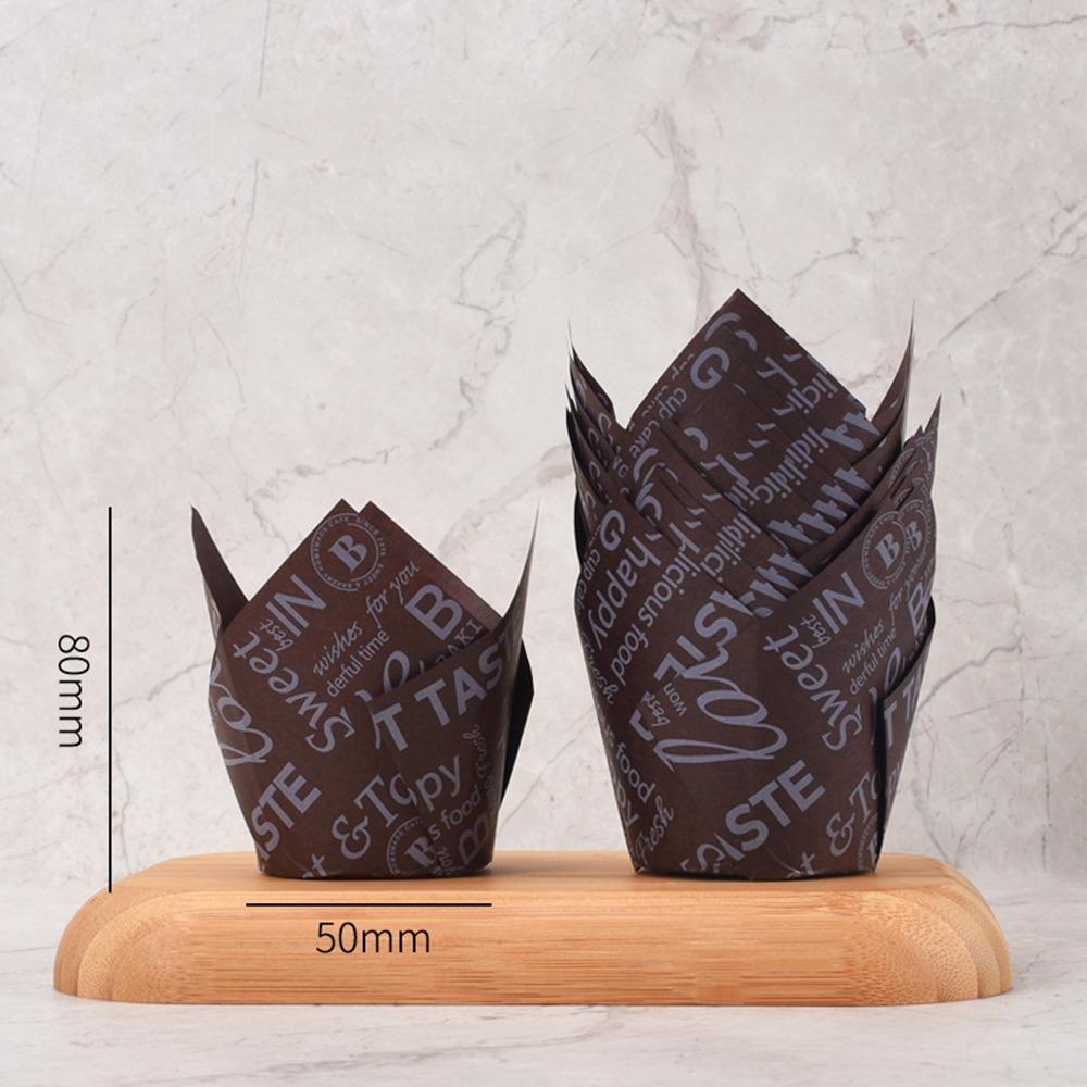 New DIY Cake Muffin Cups Bakeware Pastry Tools Cupcake Liners Tulip Baking Cup Party Supplies