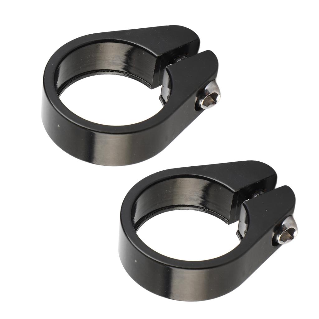 2Pcs 35MM Aluminum Alloy Mountain Bike Seat Tube Clip Road Bike Seatpost Clamp