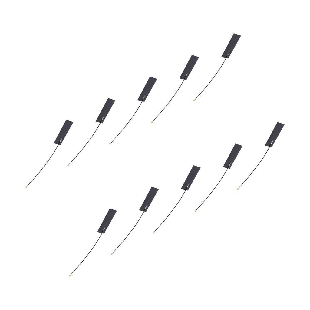10PCs Set Builtin FPC Antenna Flexible Strip 824960MHz RG1.13 Wire Back Adhesive for Nbiot Module