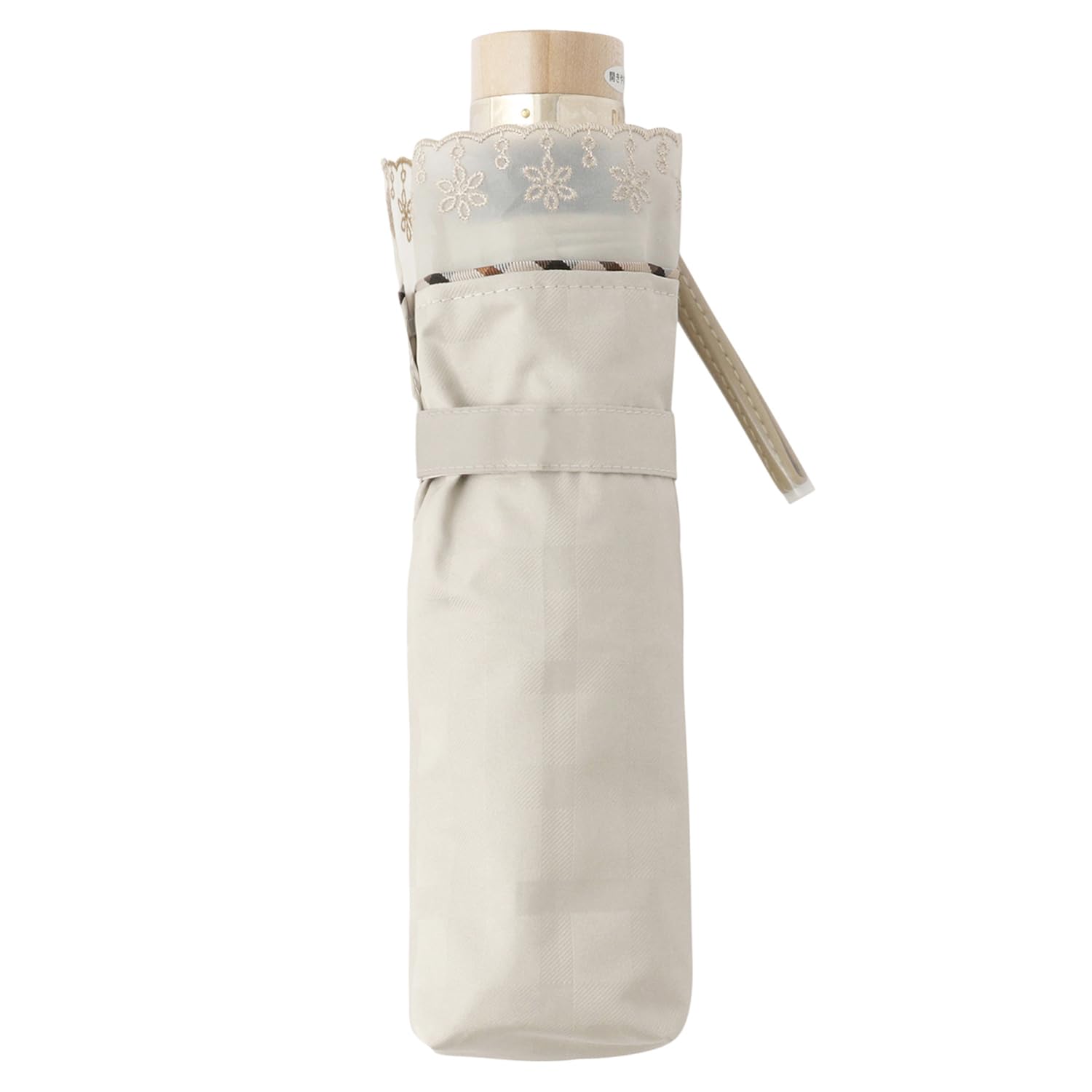 

Moonbat Folding For Sunny or Rainy Light Heat UV Organza Beige [Dachshund] Parasol, Umbrella, Days, First-Class Blocking, Blocking, Protection, Lace,