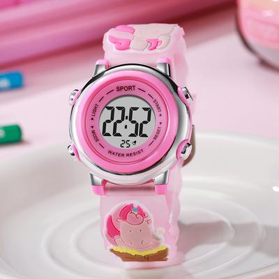 New Silicone Strap Cartoon Watch Luminous Glow Watch Student Edition Graduation Season