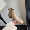 Retro Chimney Short Boots Women's New Chelsea Women's Boots English Style Slim Martin Boots