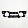 1PC AC Button Repair Sticker,6*20cm Internal Button Decoration,Black Car Accessories,For Buick Regal(2008-2013)