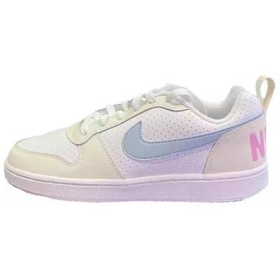 Court Borough Verschleißfest Und Leicht Low Top Skateboard Schuhe Damen Weiß Gelb Blau Sneakers HJ3492-141