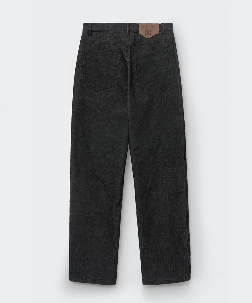Seteo Camaro Corduroy Fade Pants Black