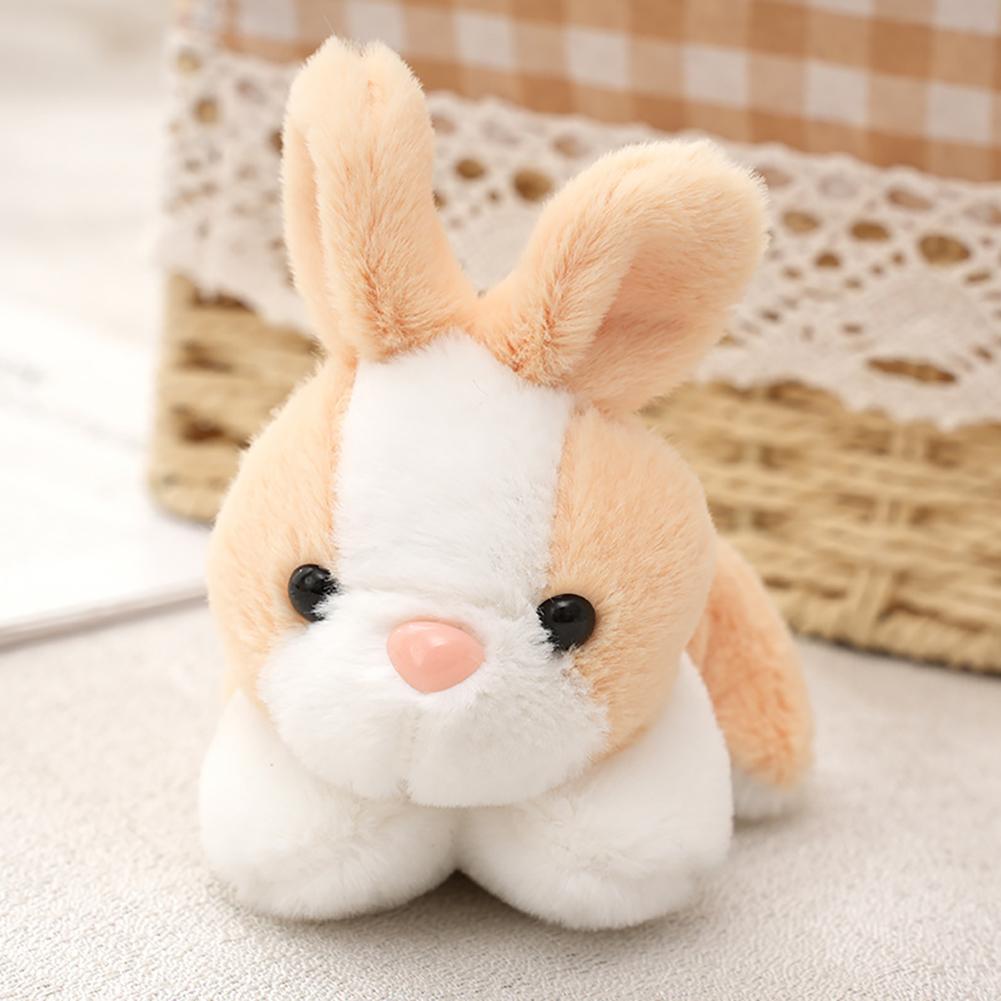 Cute Rabbit Plush Toys Bunny Stuffed Toys Bag Pendant Kids Girls Toy Birthday Gifts Mini Animal Plush Doll Keychain Key Ring