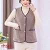 Vests New Spring Autumn Women Button Waistcoat Lamb Hair Winter Thermal Warm Thick Fleece Vests Sleeveless Jacket Ladies Coats