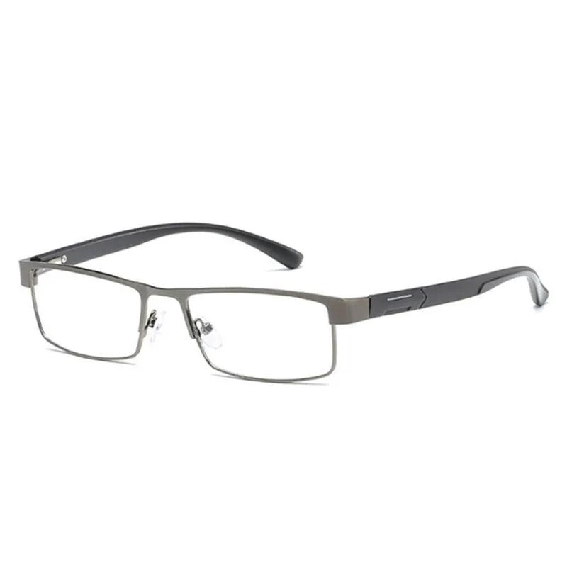 Men Titanium Alloy Reading Glasses Non Spherical 12 Layer Coated Lenses Eyeglasses Business Hyperopia Eyewear +1.0 To +4.0