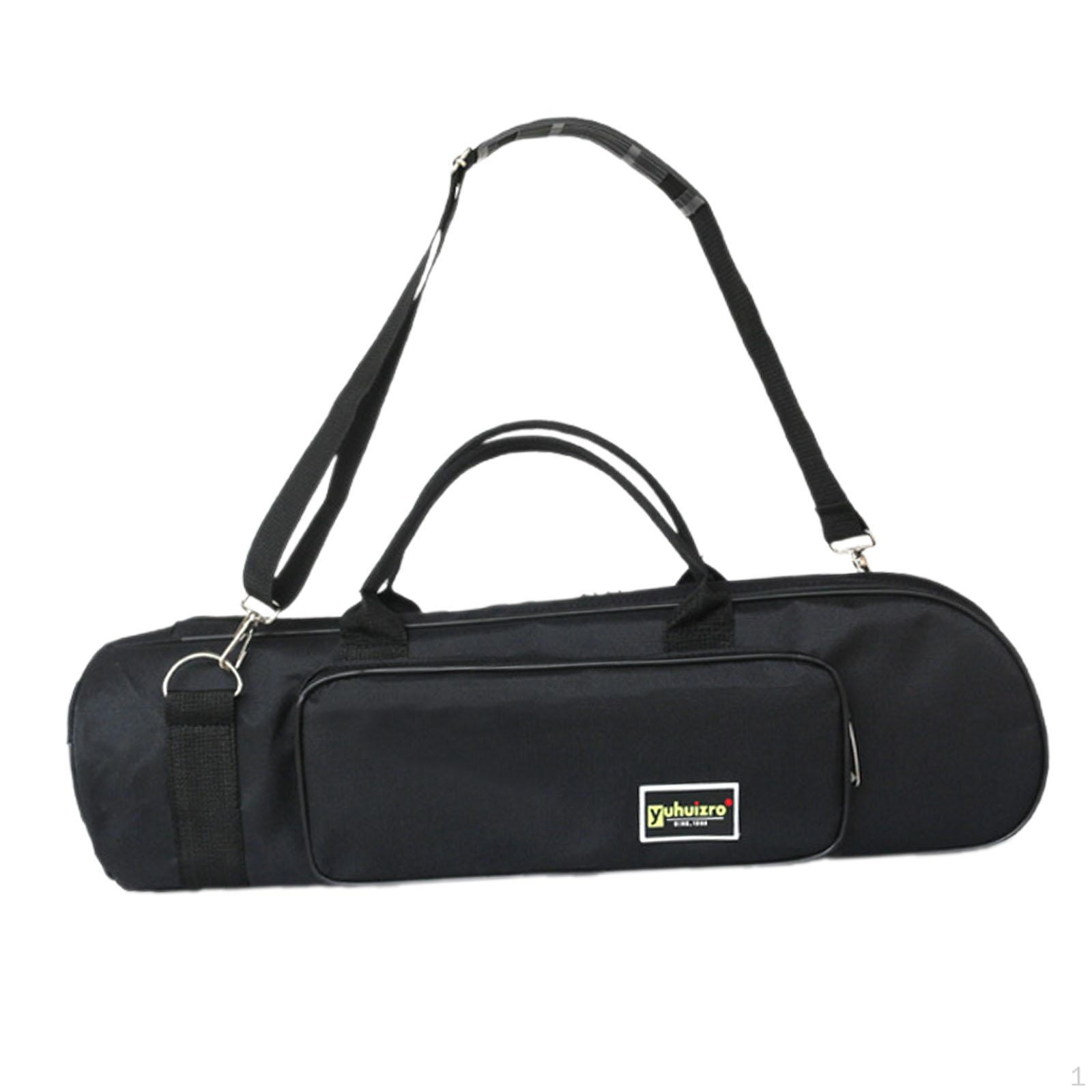 

Сумка для трубного концерта, портативная ткань Оксфорд для путешествий, подарок для начинающих чёрный