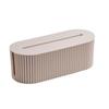 Dustproof Cable Management Box Removable Lid Cable Storage Box Phone Stand Slot  Home Office