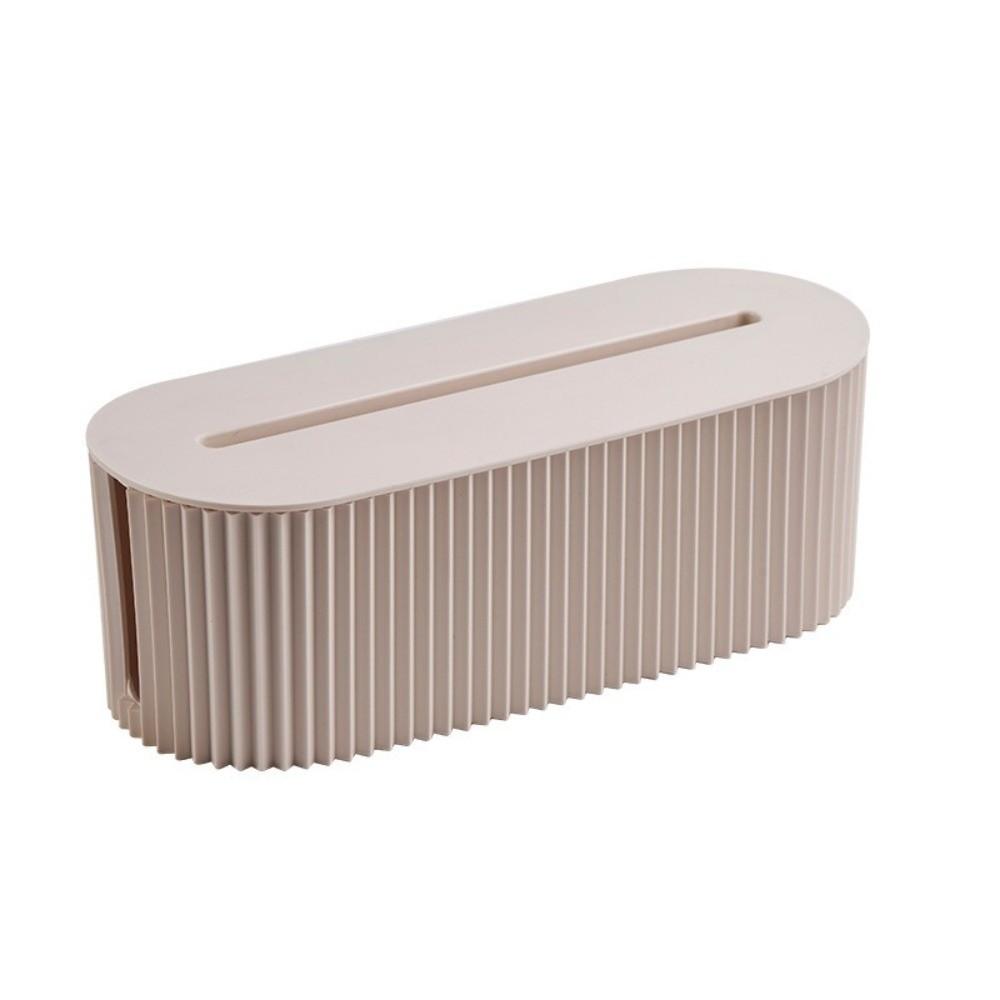 Dustproof Cable Management Box Removable Lid Cable Storage Box Phone Stand Slot  Home Office