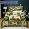 St.Patrick's Day Pattern Bedding uilt Set uilt Cover Pillowcase Home Decoration Birthday Gift (1 * duvet cover + 2 * pillowcase  without core)74