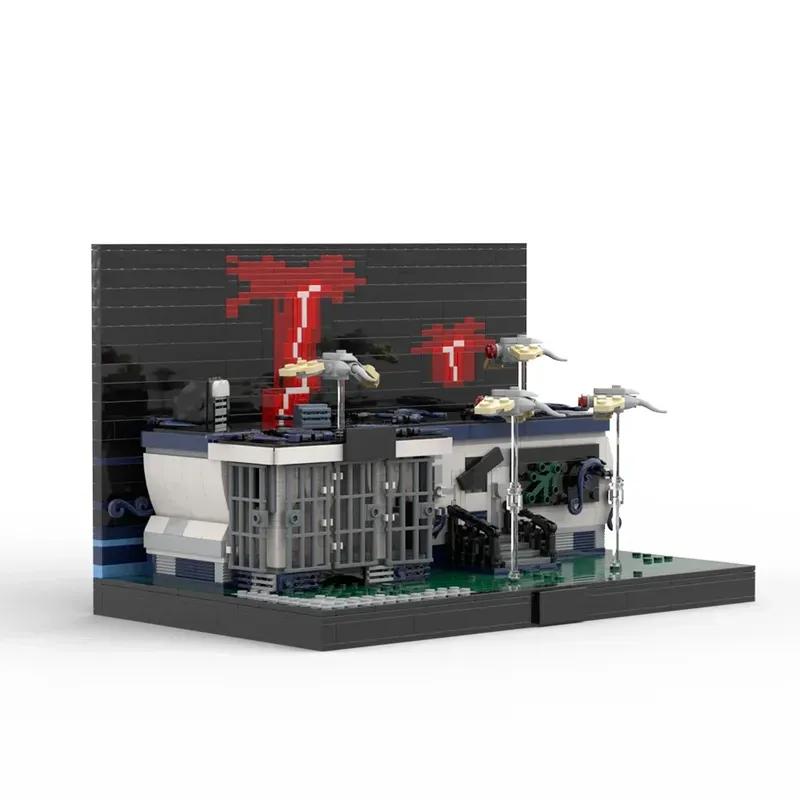 Movie Monster Demodog Building Blocks MOC Strangered Things Vecna Clock Eleven Figure Campervan Guitar Scene Brick DIY Toys Gift