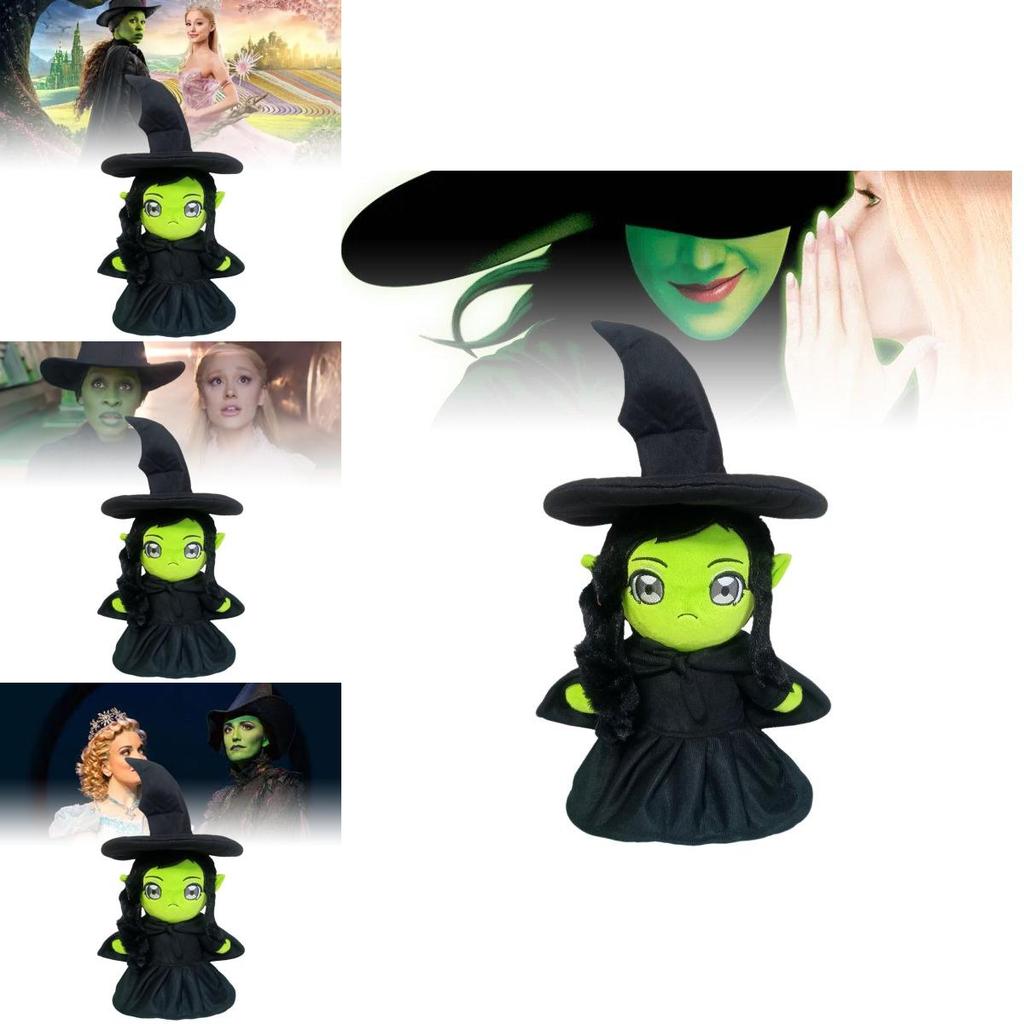 Enchanting Movie Wicked Plush Doll Magical Wicked Witch Cute Stuffed Toy 25cm Height