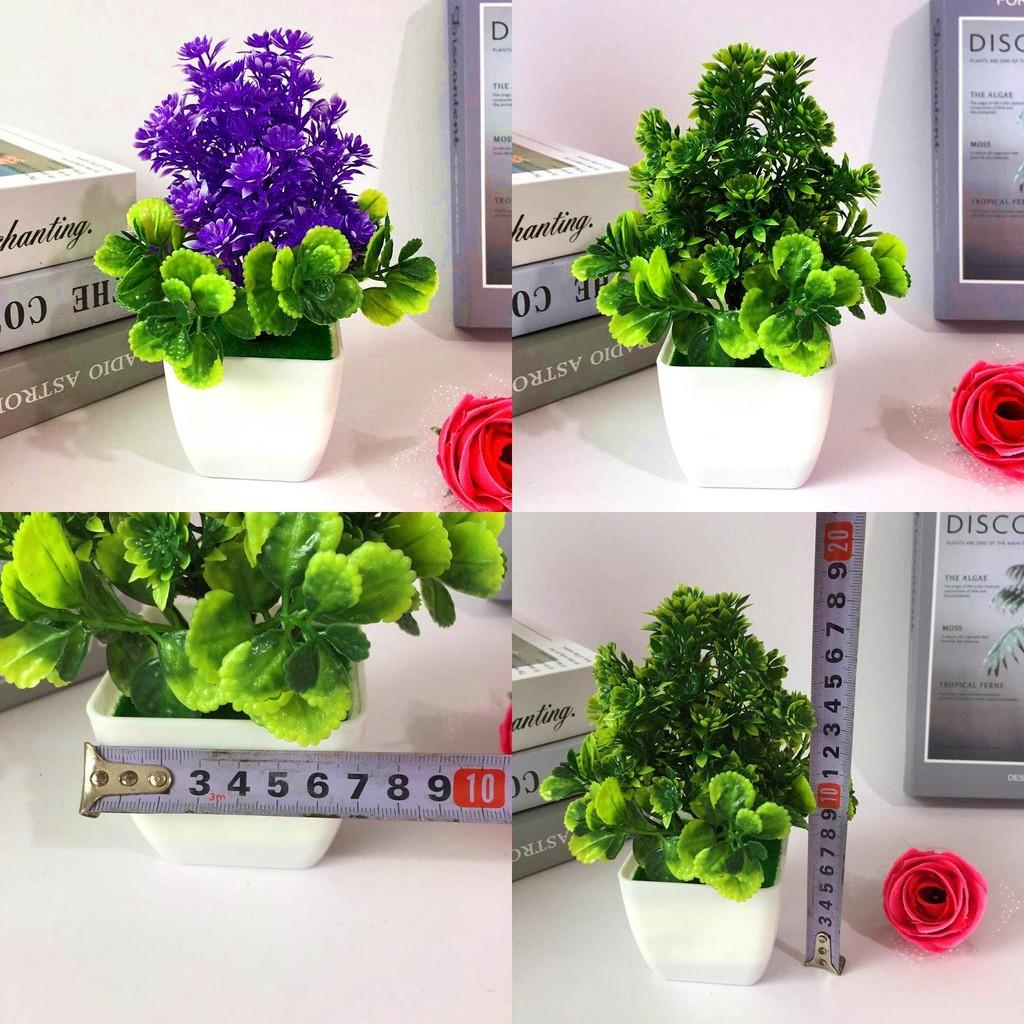 Fake Flower Potted Chrysanthemum And Palm Creative Miniature For Living Room Decor