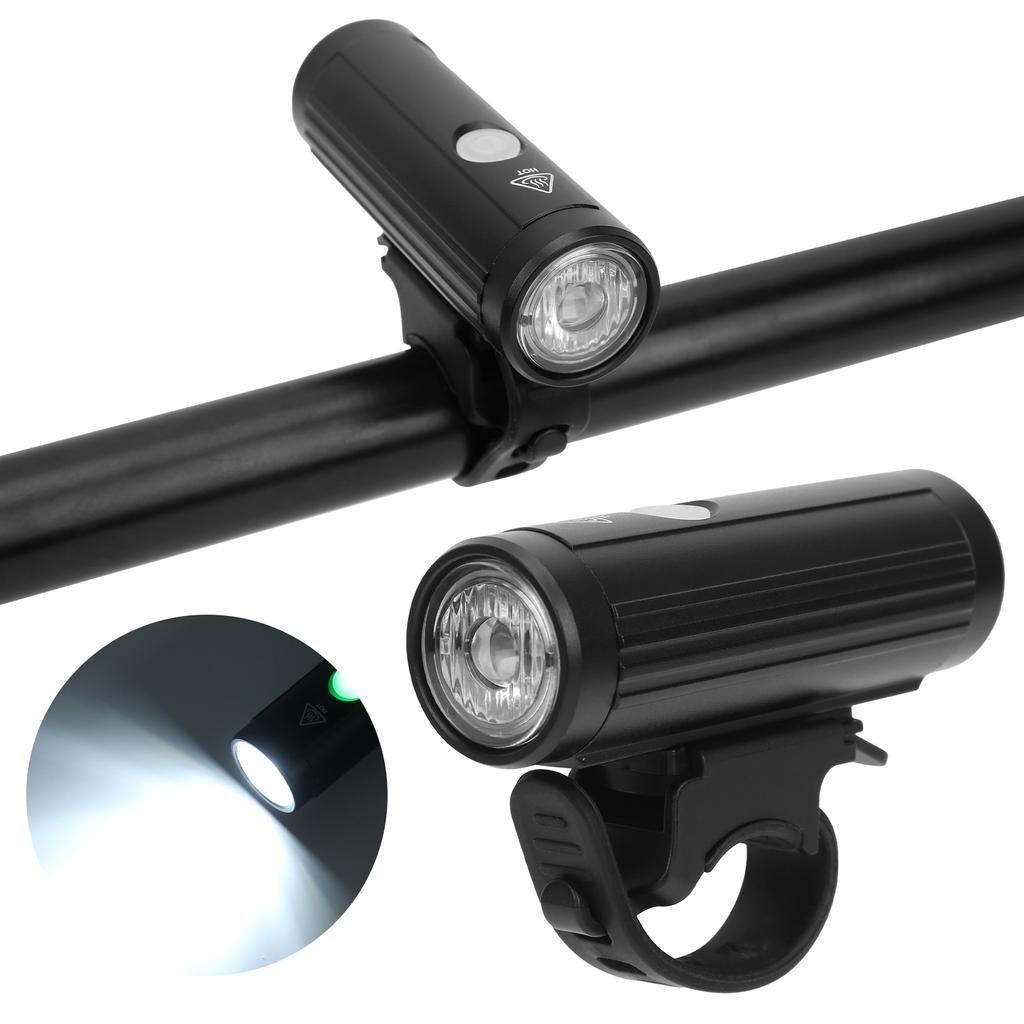 USB dobíjecí přední světlo na kolo pro horská kola, vodotěsné IPX5, cyklistické přední světlo