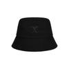 VARZAR VA Curved Patch Bucket Hat Black