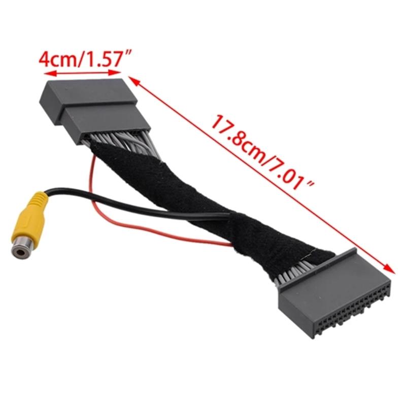 Car Rear View Camera Adapter Wire Harness for EXI 2012-2016 Replacement Rearview Camera Adapter Cable