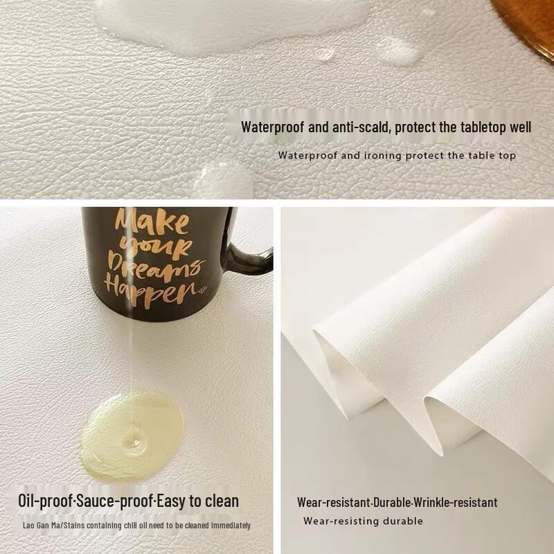 Hondon Oval Leather Table Mat