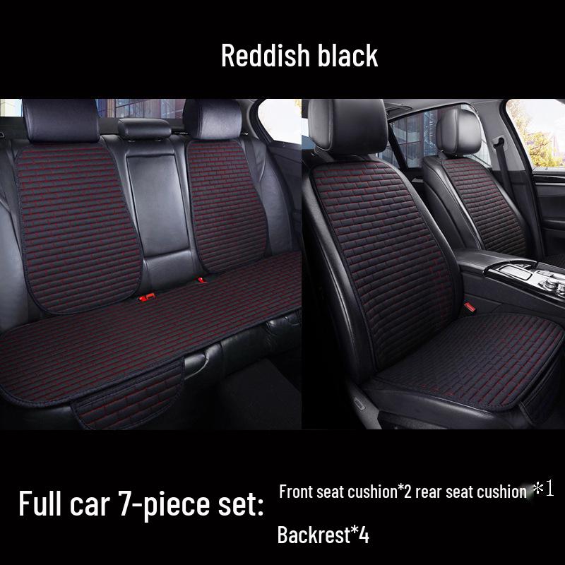 Cushion Linen Backrest Car Universal Nonslip Wearresistant Comfortable For All Seasons