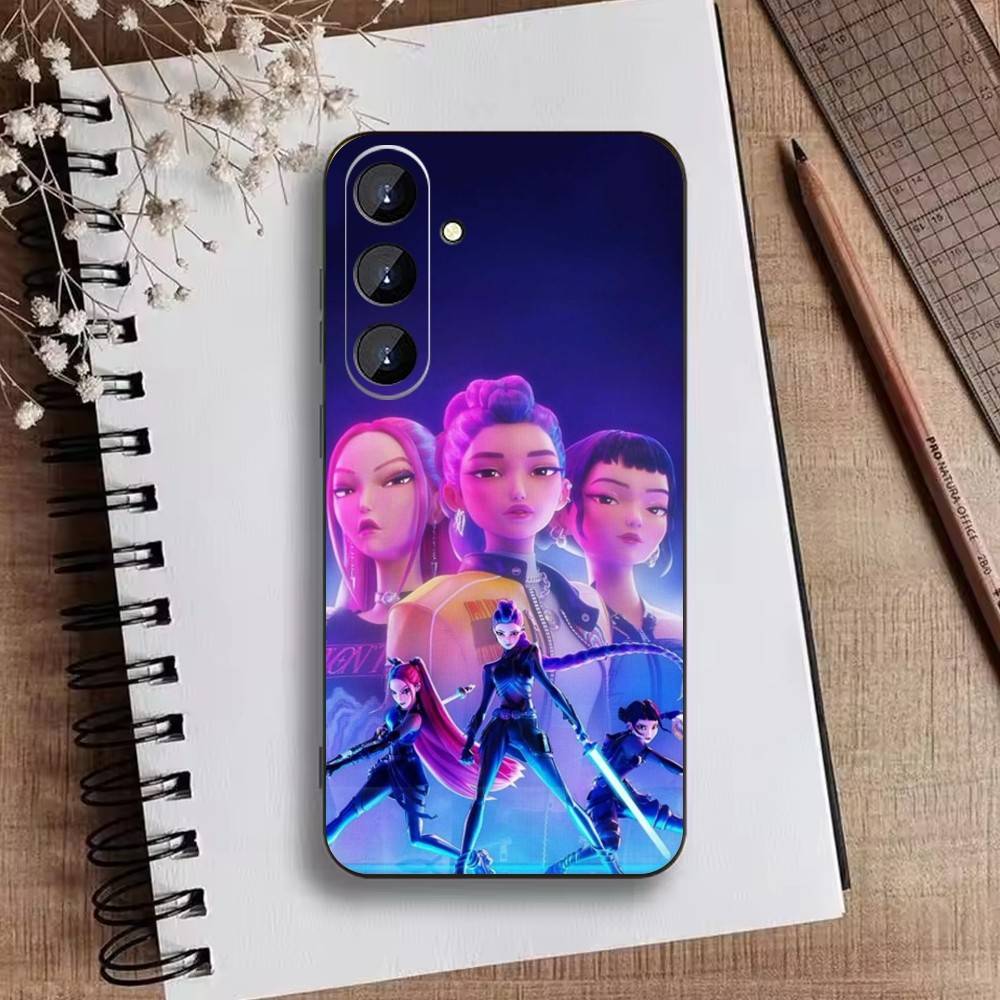 K-Pop U-Demons H-Hunters Phone Case For Samsung Galaxy A73,A72,A71,A70,A52,A51 Others Soft Black Cover