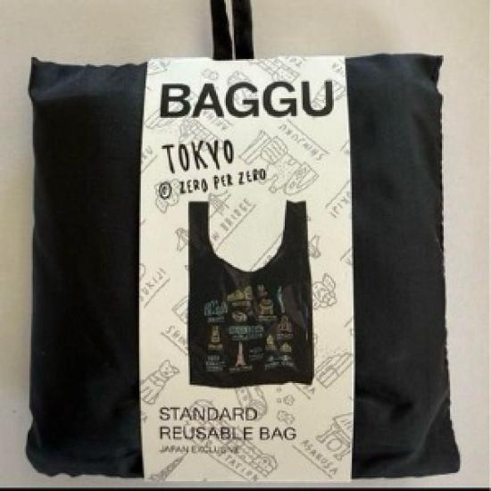 

BAGGU Standard Eco-Friendly Bag - Japan Limited ZEROPERZERO TOKYO MAP NEW